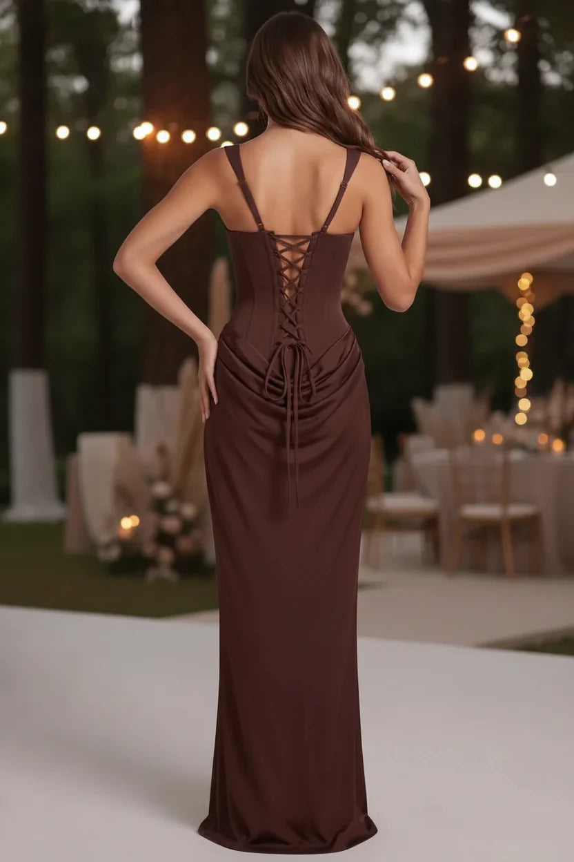 Maxi Dress in Chocolate