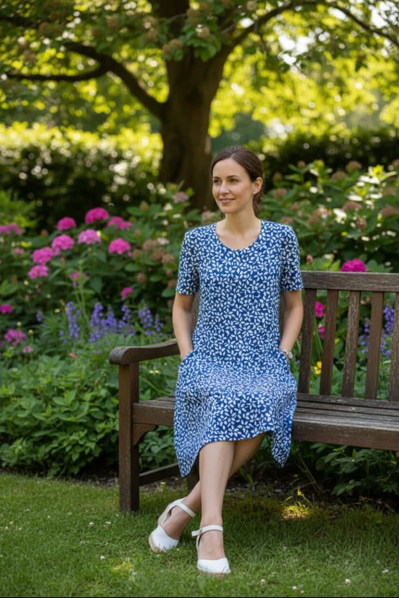 Effortless Knee Length Dress